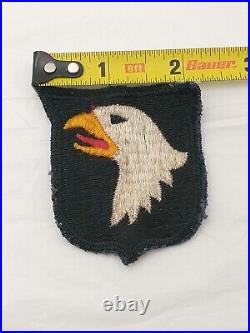 101st Airborne Screaming Eagles Patch Army WWII RARE Solid Eye
