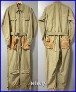 1940s Great War US Army Navy AN 6550 Flight Suit Coverall Jumpsuit L Rare