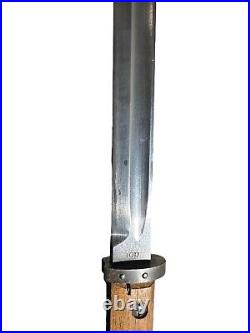 1942 German WW2 Bayonet DOT 5329b With Scabbard. Extremely Rare