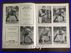 1943 Rice Owls Rare Wwii War Time Football Program Vs Louisiana State Lsu Tigers