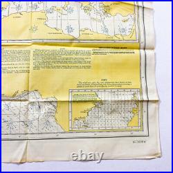 1944 RARE WWII USAAF Life Raft Map Battle of the Atlantic Limited Print Edition