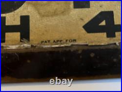 1944 Utah License Plate WWII Fiber Rare! 100% All Original