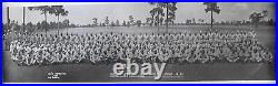 Afro-American Black Troops Soldiers at Fort Bragg NC WIDE Photo WW2 Vintage RARE