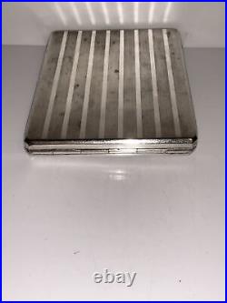 Antique Rare WWII TRENCH ART CIGARETTE CASE Italian Marked, Number 12