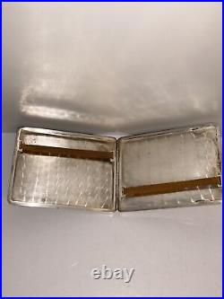 Antique Rare WWII TRENCH ART CIGARETTE CASE Italian Marked, Number 12
