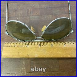 Aviator WWII Pilot AF Bausch & Lomb Sunglasses RARE Pre Ray-Ban Lt Green Lens
