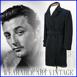COAT CC41 TRENCH 40s VINTAGE JACKET 30s 50s WWII CLASSIC ICONIC FILM NOIR RARE