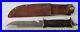 EGW Knife Co. WWII Combat Trench Fighting Knife WithScabbard Leather Handle RARE