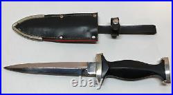 ERN Solingen German WW2 Dagger Fighting Knife With Original Sheath RARE