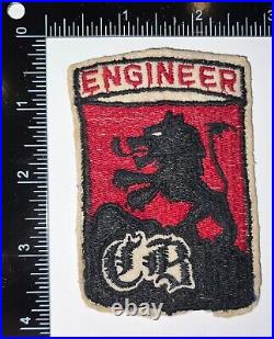 EXTREMELY RARE WWII US Army 1637th Engineer Construction Bn PATCH