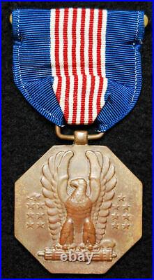 Early WWII US Army Soldier's Medal Group with Rare 1926 Style Named Certificate