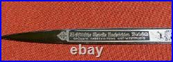 Eickhorn Miniature National Hunting Cutlass Forestry Dagger Pre-WWII Rare