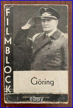 Extremely Rare WWII German Goring Filmblock Flipbook