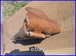 FINK WWII US Army M1916 Leather Holster Colt. 45 M1911A1 Rare FINK WW2 VG