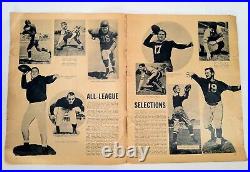 Fall 1943 Pro Football Illustrated Loaded With Pictures Packers Bears RARE WW2 Era