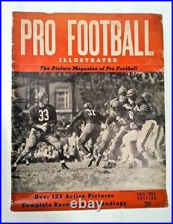 Fall 1943 Pro Football Illustrated Loaded With Pictures Packers Bears RARE WW2 Era