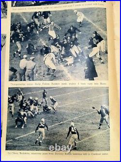 Fall 1943 Pro Football Illustrated Loaded With Pictures Packers Bears RARE WW2 Era