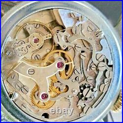 Fm0 Rare Wwii Military Breitling Chronograph Mens Watch Excellent Original Dial