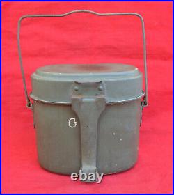 GERMAN WW2 WEHRMACHT SOLDIER MESS KIT RARE WAR RELIC Original Militaria