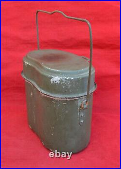 GERMAN WW2 WEHRMACHT SOLDIER MESS KIT RARE WAR RELIC Original Militaria