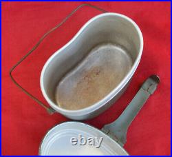 GERMAN WW2 WEHRMACHT SOLDIER MESS KIT RARE WAR RELIC Original Militaria