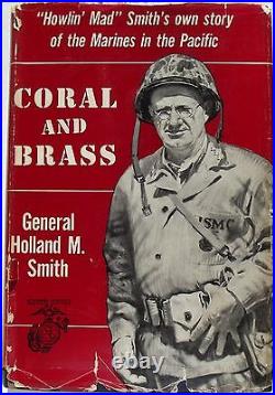 General Holland'Howlin Mad' Smith WW II Marine Commander Signed Book''Rare'