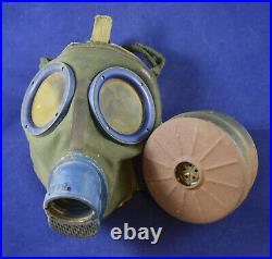 German Wwii Wehrmacht Soldier Gas Mask Original Rare War Relic