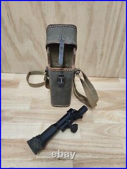 Japan WWII Imperial Japanese Type 96 / 99 Machine Gun Scope + Case 2.5 x 13 RARE