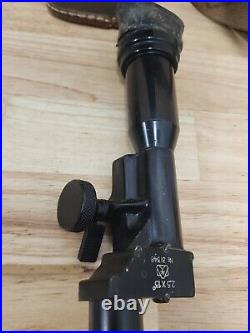 Japan WWII Imperial Japanese Type 96 / 99 Machine Gun Scope + Case 2.5 x 13 RARE