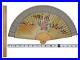 Japanese WWII WW2 War Hand Fan Rare Vintage Collectible Flowers-A-42