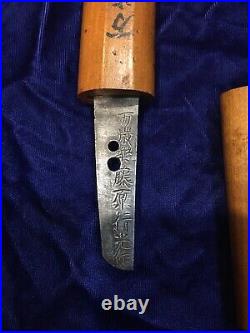 Japanese trophy item WWII GI Estate Rare Tanto Samurai sword Signed Yukimitu