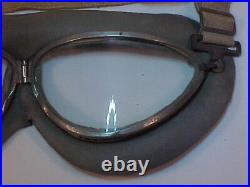 ORIGINAL, RARE & VERY GOOD Condition HB Rocket Flying Goggles Worn Pre-WWII