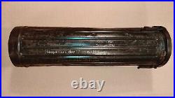 ORIGINAL RARE Wehracht Metal CONTAINER 17 cm K. I. Mrs. Laf HMG 20kg MARKED
