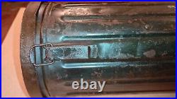 ORIGINAL RARE Wehracht Metal CONTAINER 17 cm K. I. Mrs. Laf HMG 20kg MARKED