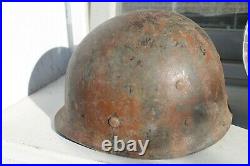 Old Original Rare Made American Helmet M1 WWII WW2 Army Military