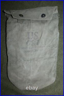 Original Rare WW2 U. S. Army Snout Invasion Gas Mask 42 d. WithCanvas Carrier