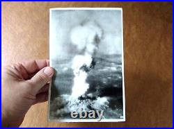 Original Rare WWII Photograph of the Smoke at Hiroshima From The Atomic Blast
