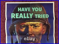 Original Rare WWII WW2 1944 Have You Really Tried To Save Gas Wounded Soldier NM