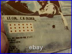Original Rare Wwii Color Photo Wwii Flying Tiger 23rd Ftr Triple Ace In P-51