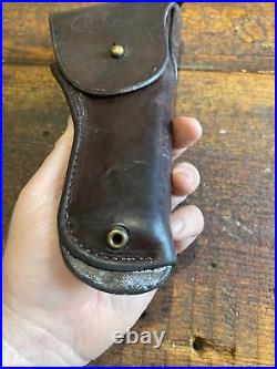 Original US WWII M1916 Colt M1911 Holster Made By Harpham Bros RARE
