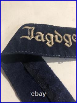 Original WW2 WWII Jagdgeschwader Richthofen Cuff Title Sleeve Piece RARE