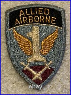 Original WWII Allied 1st Airborne Rare Pocket Patch Wings & Sword