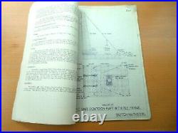 Original WWII Documents Rare Bailey Bridge Plans & Building Instructions