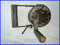 Original WWII FEDERAL ELECTRIC CO. Handheld Air Raid Siren with Rare Cover