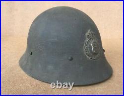 Original WWII M 38 Denmark (Vz. 32 Czechoslovakia) helmet, rare helmet