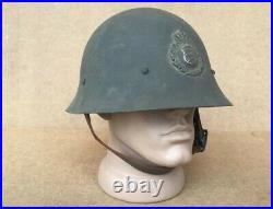 Original WWII M 38 Denmark (Vz. 32 Czechoslovakia) helmet, rare helmet