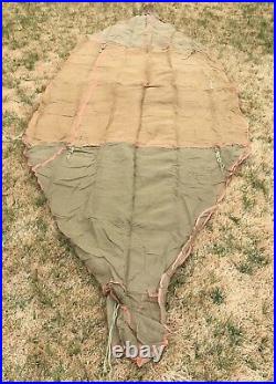 Original WWII US Military Insect Mosquito Bar Field Net Cot CoverTent. Rare