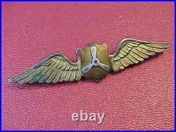 Original Wwii Rare Theater Made In India Us Atc Flight Engineer Wings