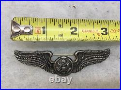 Original Wwii Usaaf Sterling Aircrew 3 Pb Wings Rare Fine Feathering Moody Bros