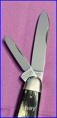 Pre WW II E BRUCKMANN MANN -HORN Handle- Corkscrew Pocket Knife Rare GERMANY